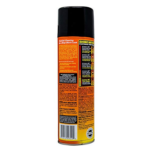 Armor All Tire Foam, Tire Cleaner Spray for Cars, Trucks, Motorcycles, 20 Oz Each, 1.25 Pound (Pack of 1)