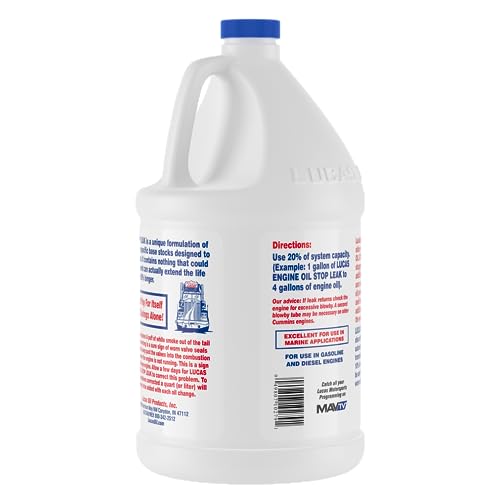 Lucas Oil 10279 Engine Oil Stop Leak - 1 Gallon