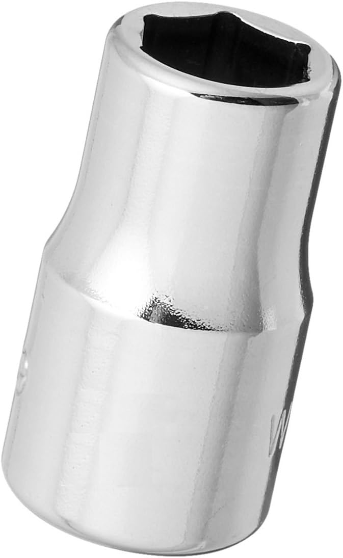 Williams JHWM-604 1/4-Inch Drive Shallow SAE Socket, 6 Point, 1/8-Inch Size, High-Polished Chrome Finish, Designed For Use On 6 Point Fasteners