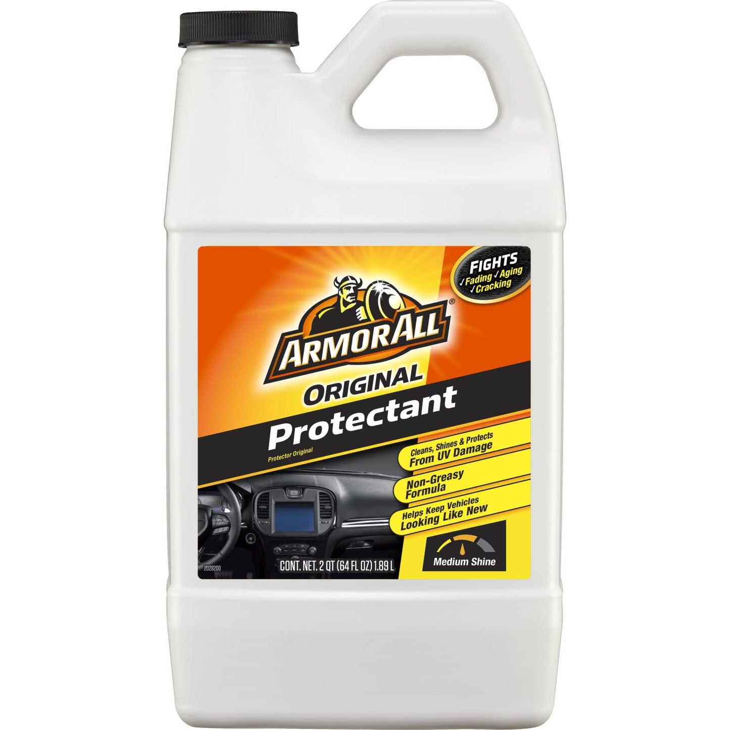 Armor All Car Protectant Refill, Car Interior Cleaner with UV Protection, 1 Gal Each, 128 Fl Oz (Pack of 1),White