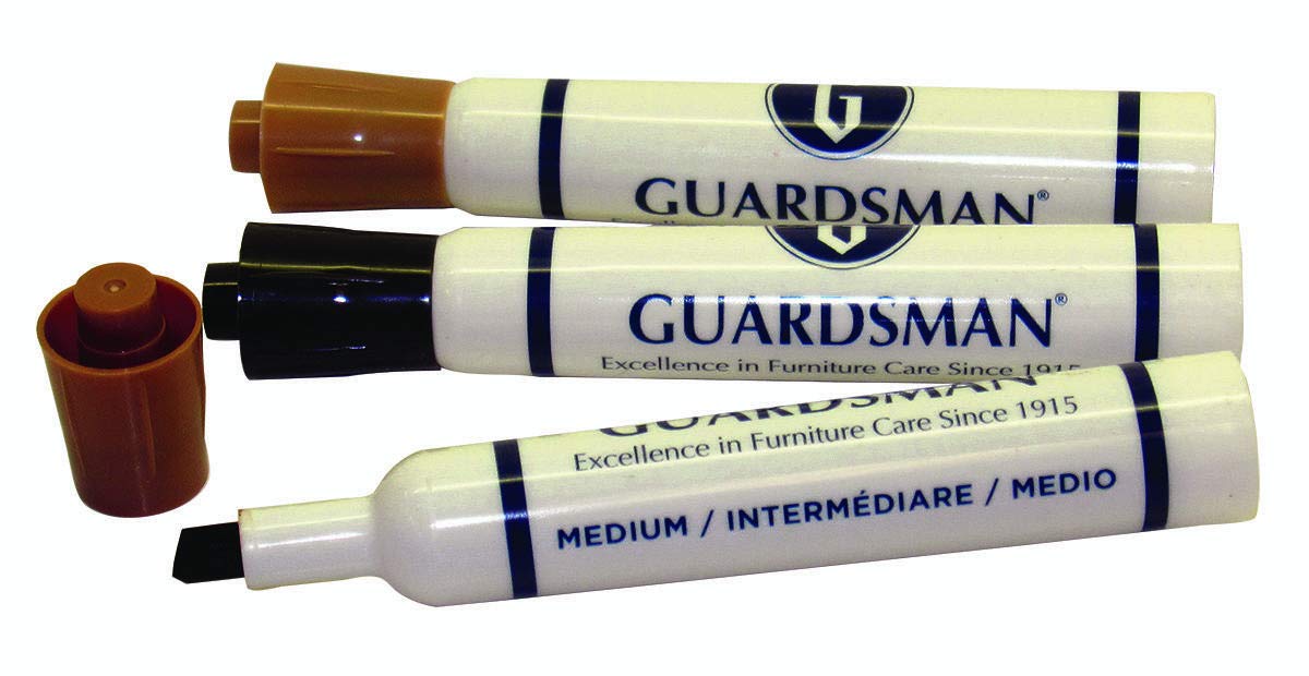Guardsman Wax Wood Furniture Filler Sticks, Furniture Scratch Repair Kit for Wood Floors, Cabinets, Chairs, and Furnishings, 5 Colors
