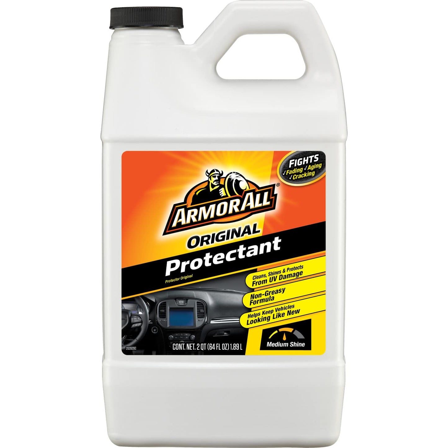 Armor All Car Protectant Refill, Car Interior Cleaner with UV Protection, 1 Gal Each, 128 Fl Oz (Pack of 1),White