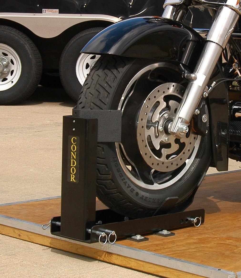 Condor Motorcycle Trailer-Only Chock/Simple Chock for Wheel Chock or Trailer Stand (SC-2000)