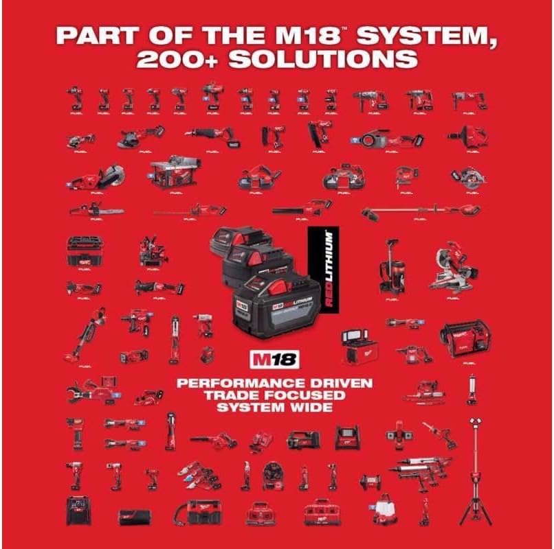 Milwaukee 2626-20 M18 18V Lithium Ion Cordless 18,000 OPM Orbiting Multi Tool with Woodcutting Blades and Sanding Pad with Sheets Included (Battery Not Included, Power Tool Only)