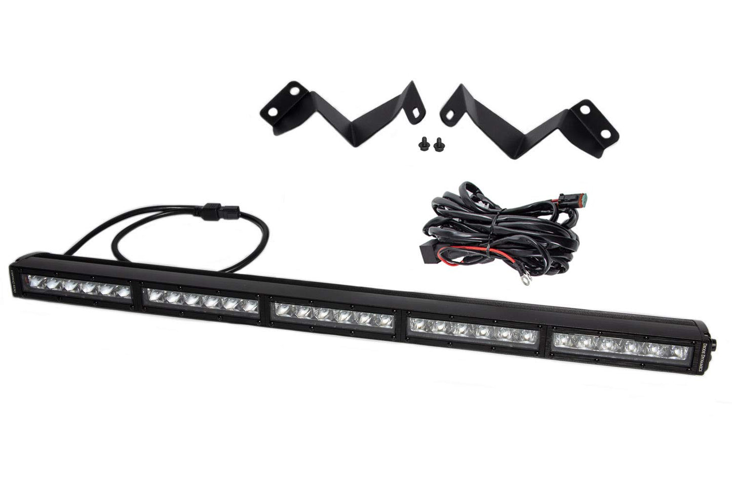 Diode Dynamics Stealth White Combo 30" LED Light Bar Kit compatible with Toyota Tacoma 2016-2023