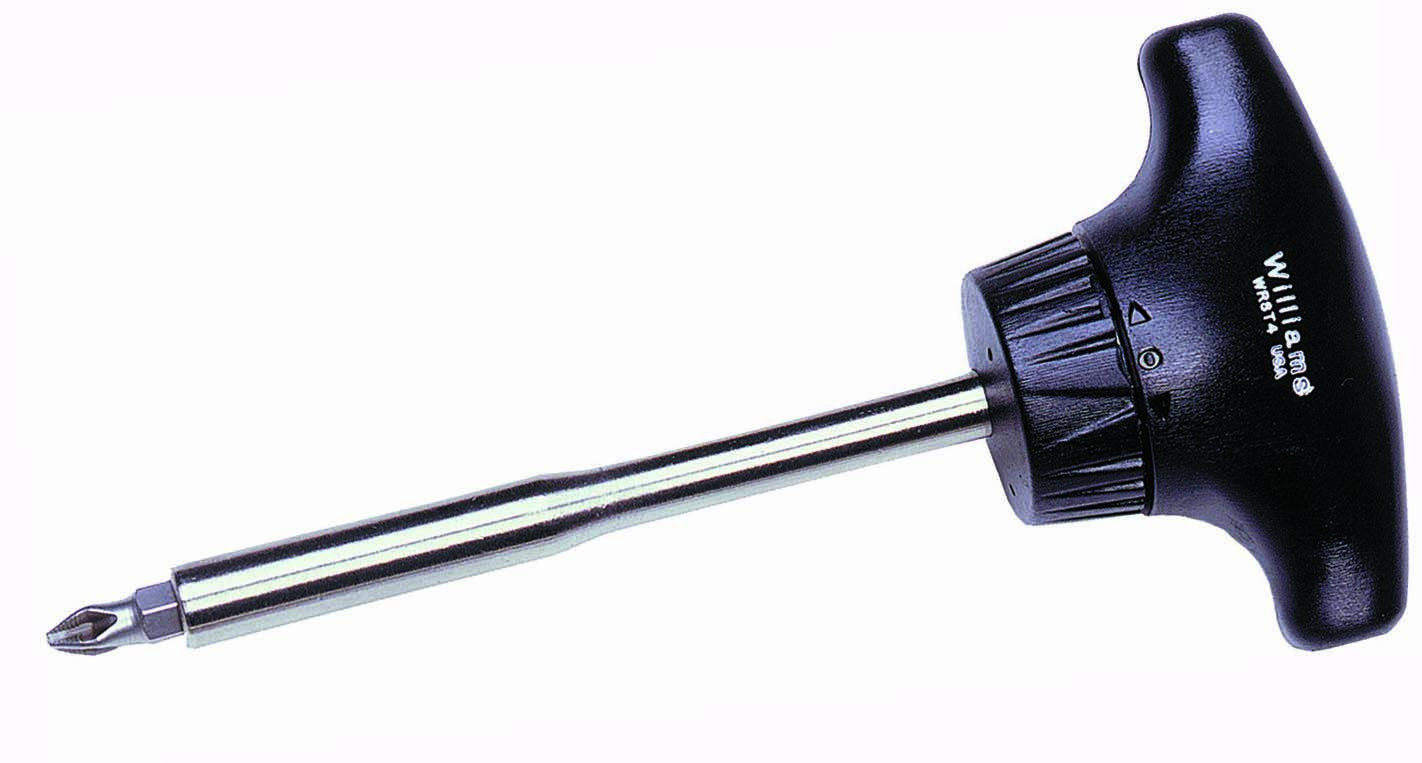 Williams JHWWRS-1 Magnetic Multi-bit Ratcheting Screwdriver, 9-Inch