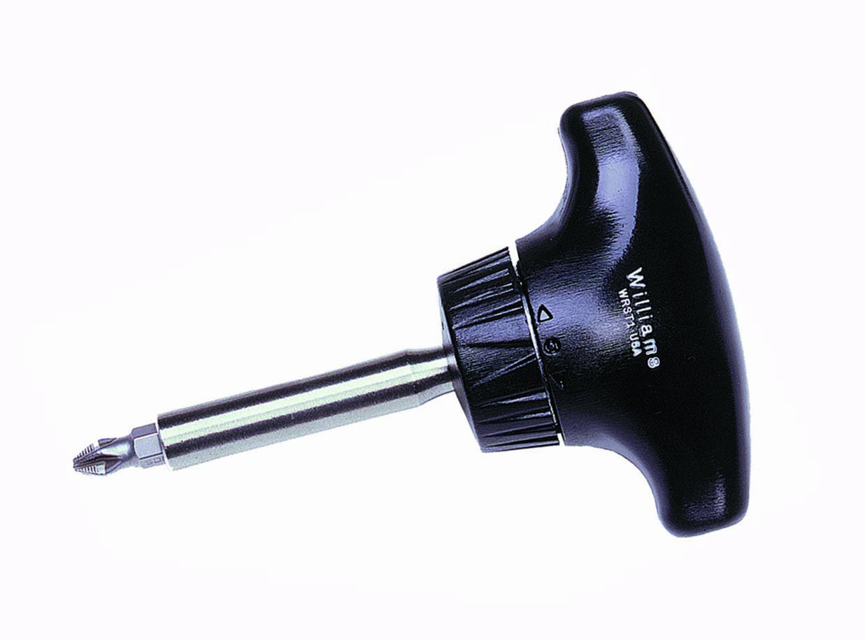 Williams JHWWRS-1 Magnetic Multi-bit Ratcheting Screwdriver, 9-Inch