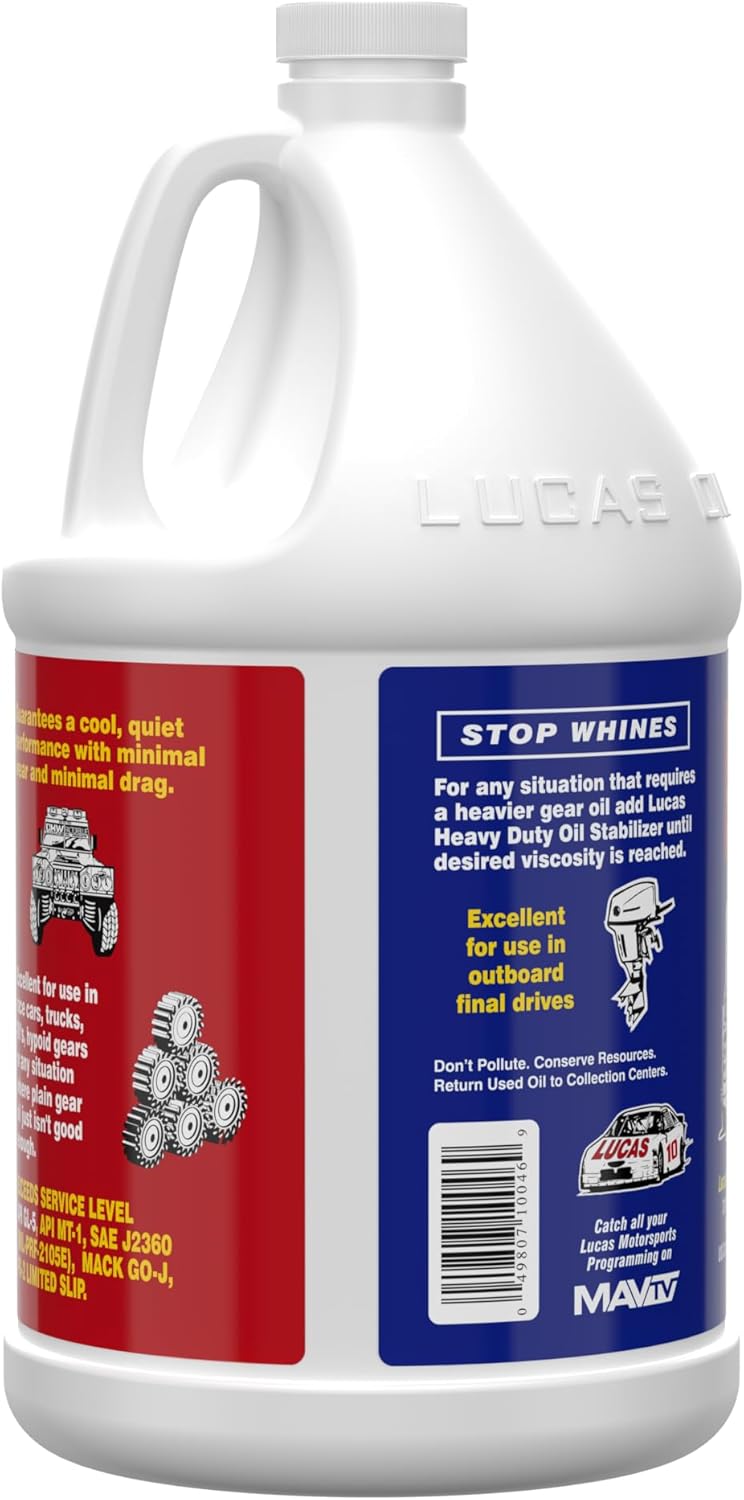 Lucas Oil 10046 SAE 80W-90 Heavy Duty Gear Oil - 1 Gallon