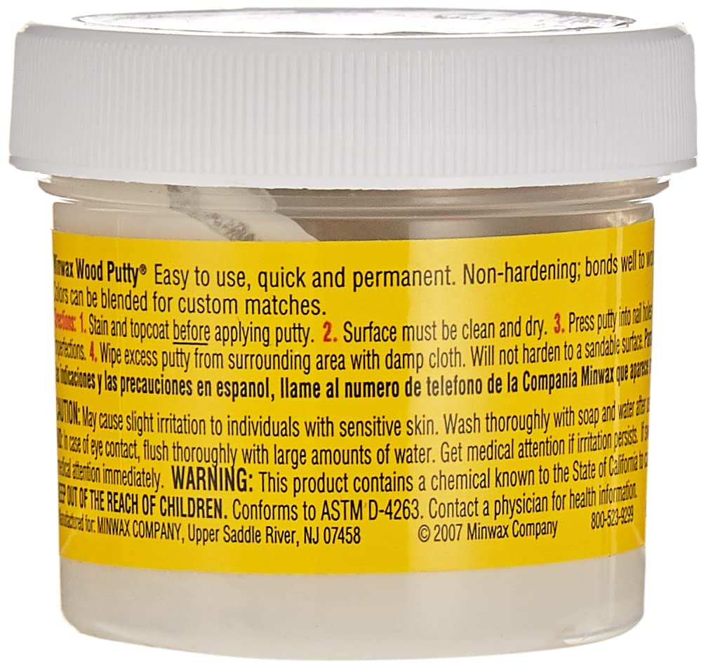 Minwax 13613000 Wood Putty, 3.75 Ounce, Mahogany