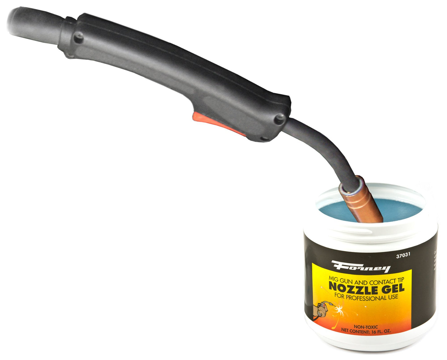 Forney 37031 Nozzle Gel For Mig Welding, 16-Ounce , White