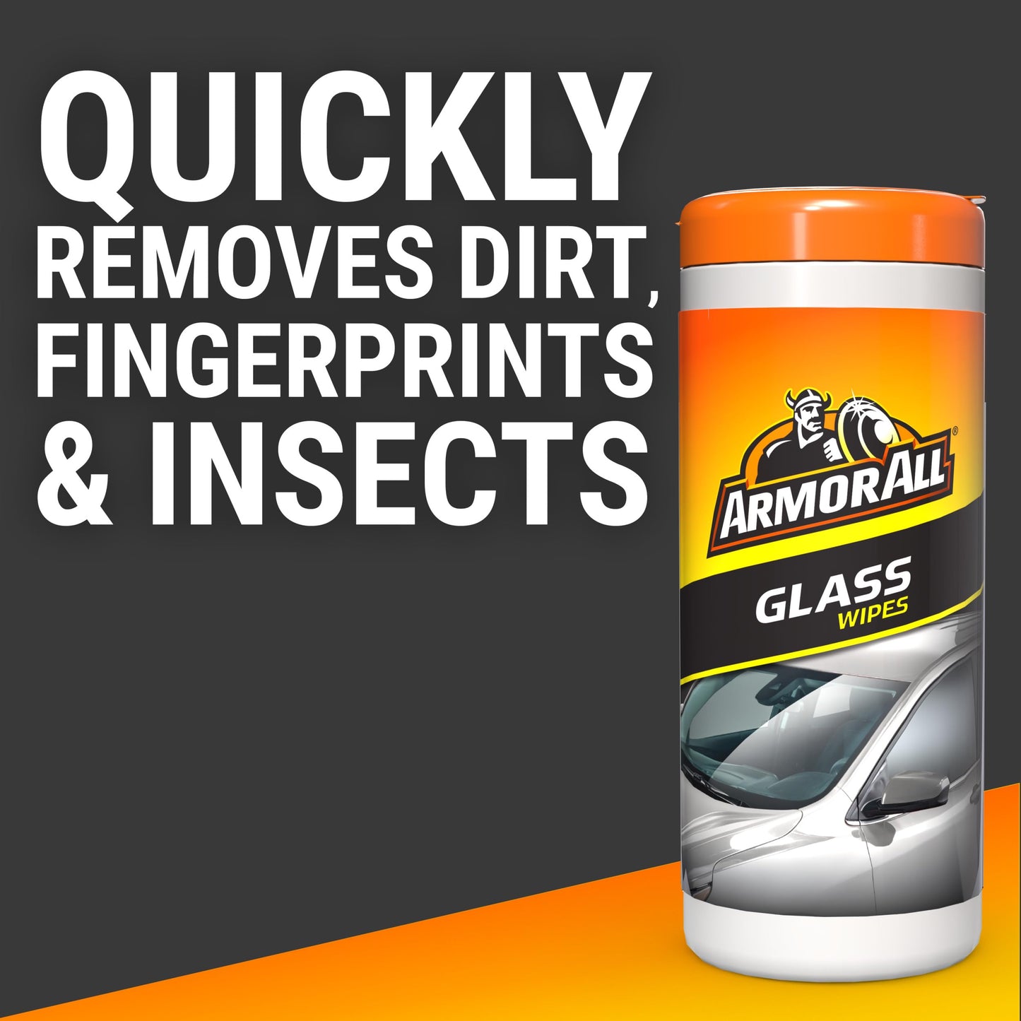 Armor All Car Interior Protectant Wipes, 90 Count Canister, UV Protectant for Vinyl, Rubber, Plastic, Trim and Dashboards