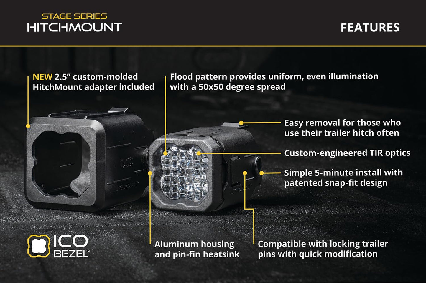 Diode Dynamics HitchMount Reverse Light Kit, C1R + Brake