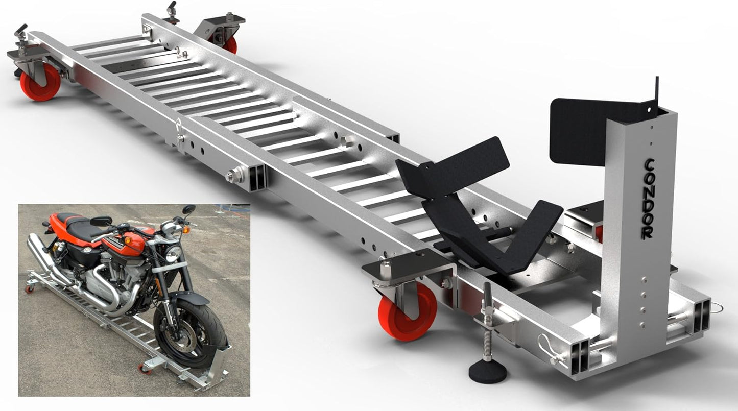 Condor Motorcycle Garage Dolly Wheel Chock