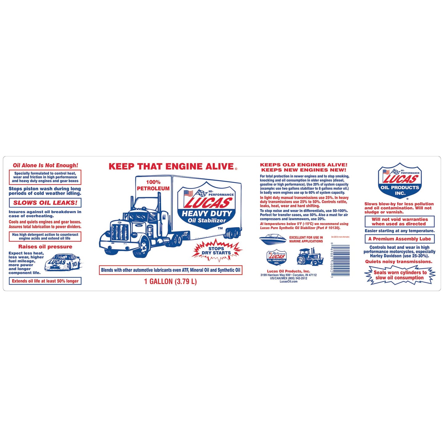 Lucas Oil 10001 Heavy Duty Oil Stabilizer - 1 Quart