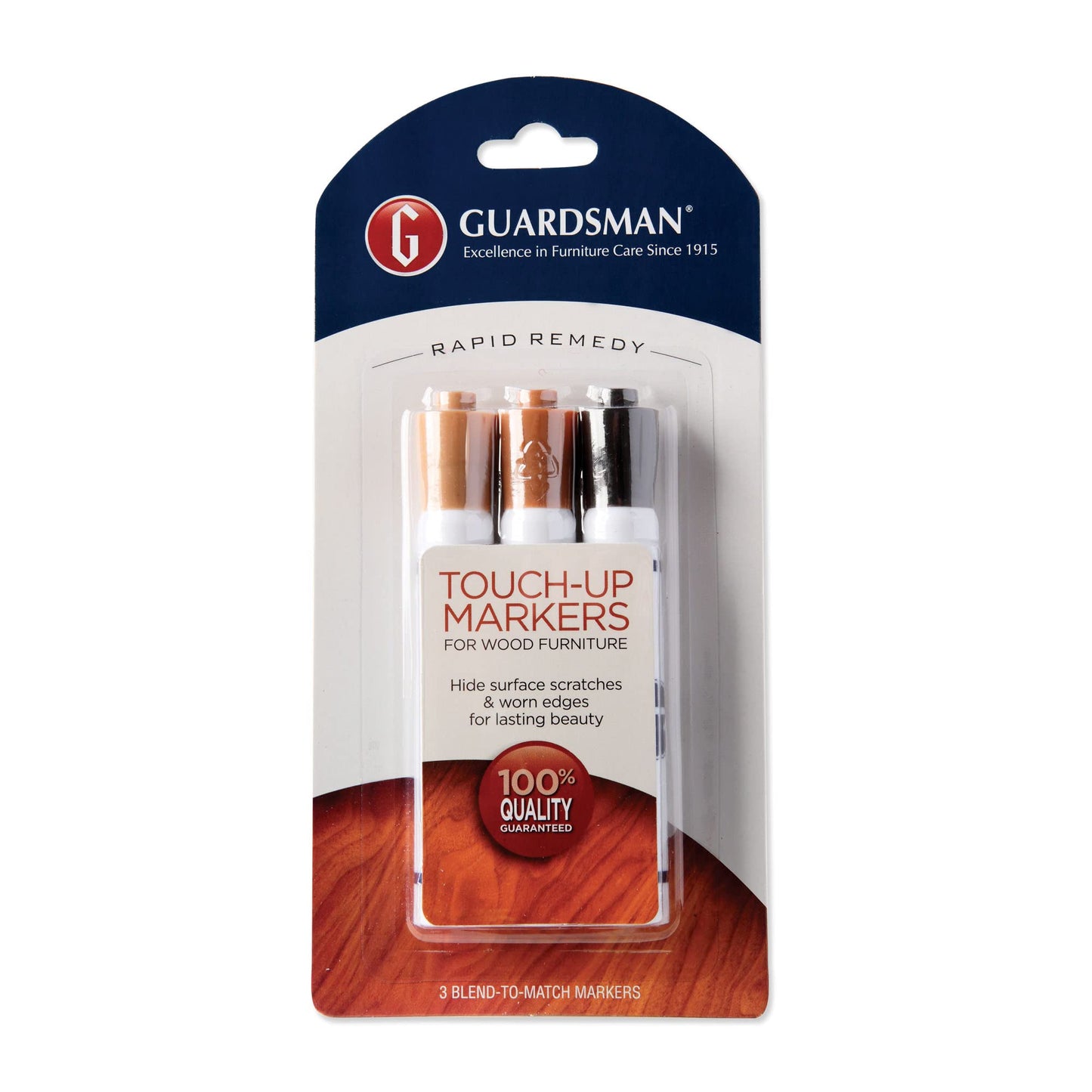 Guardsman Wax Wood Furniture Filler Sticks, Furniture Scratch Repair Kit for Wood Floors, Cabinets, Chairs, and Furnishings, 5 Colors