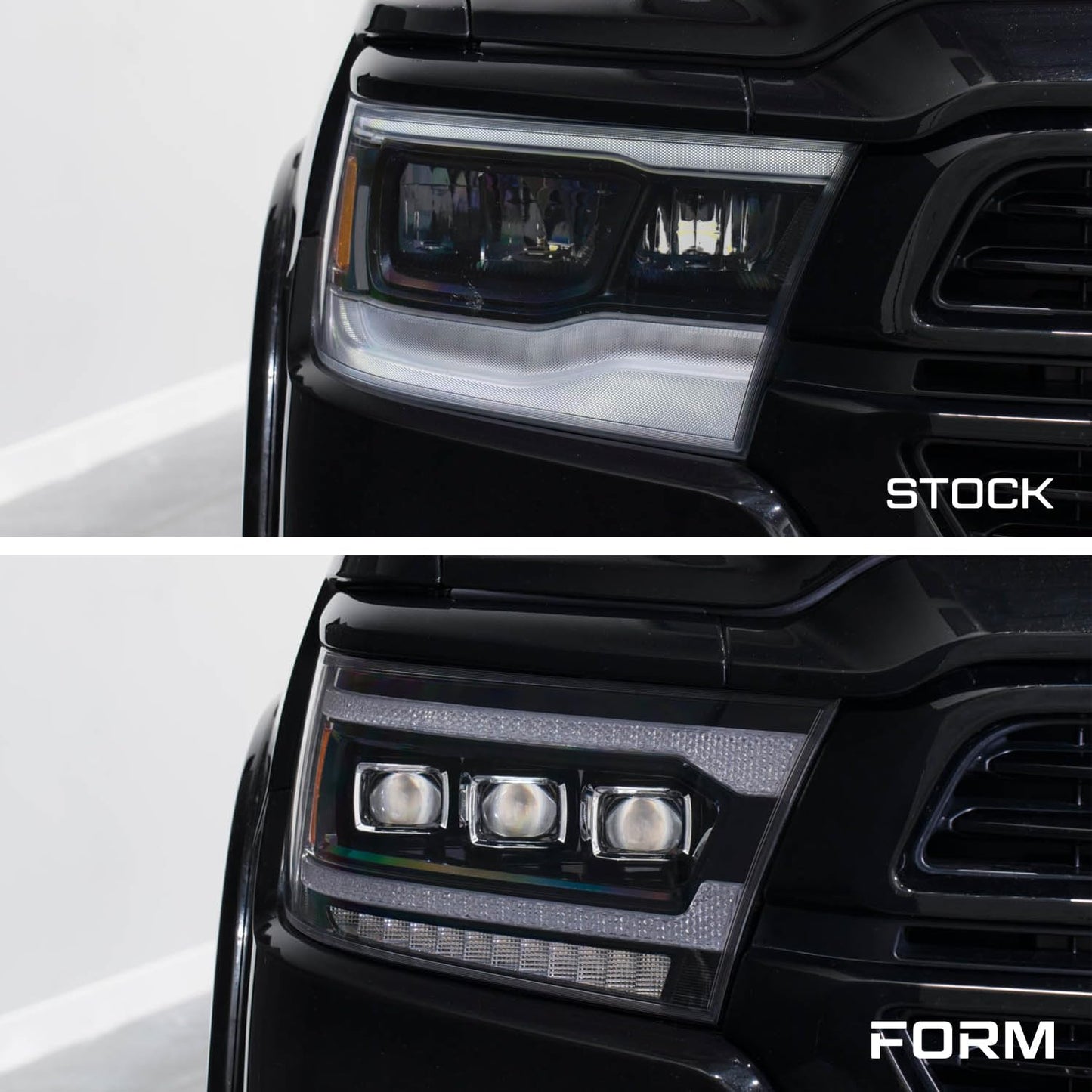 Sequential LED Headlights compatible with Ram 1500 2019-2024 (pair)