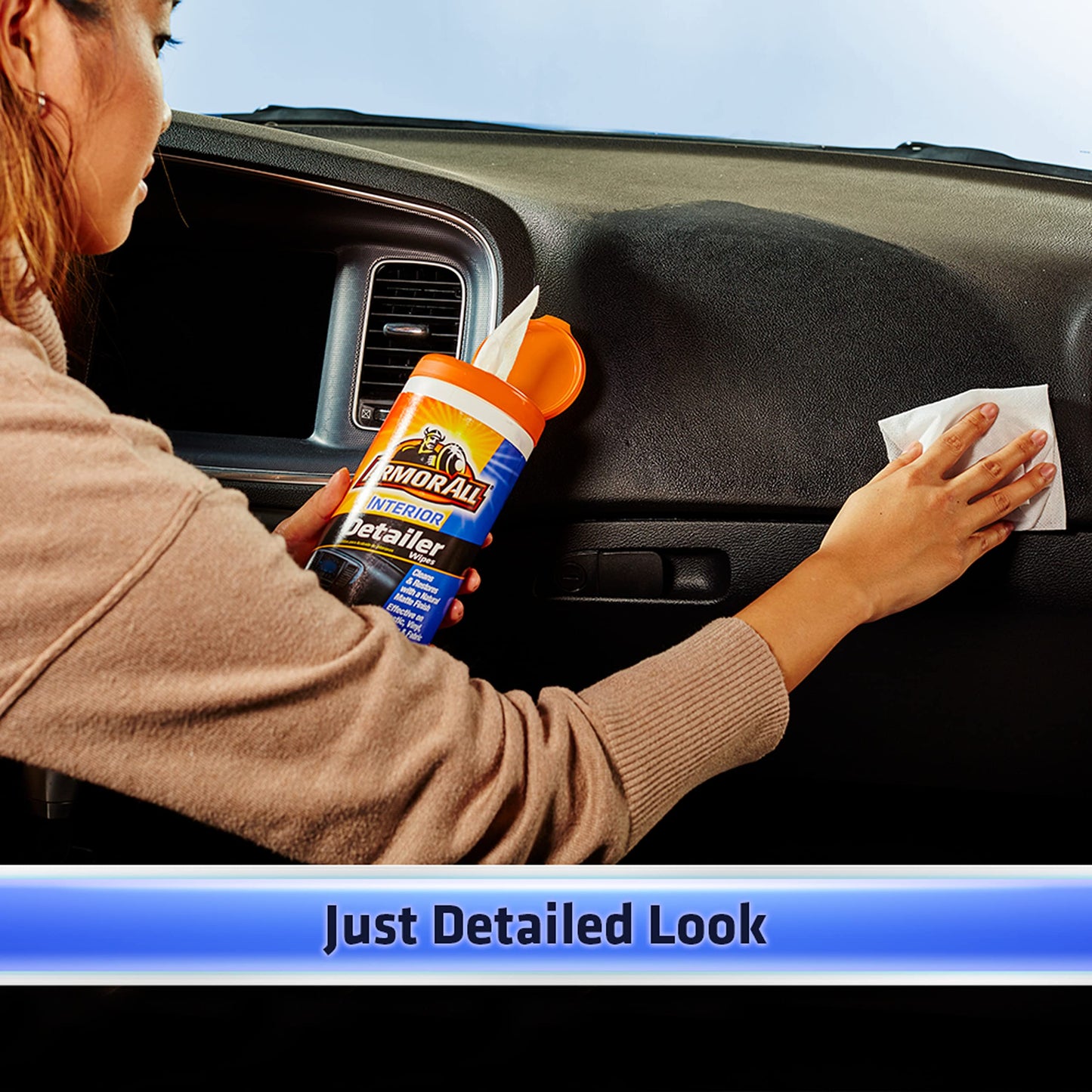 Original Protectant Wipes by Armor All, Car Interior Cleaner Wipes with UV Protection to Fight Cracking & Fading, 30 Count