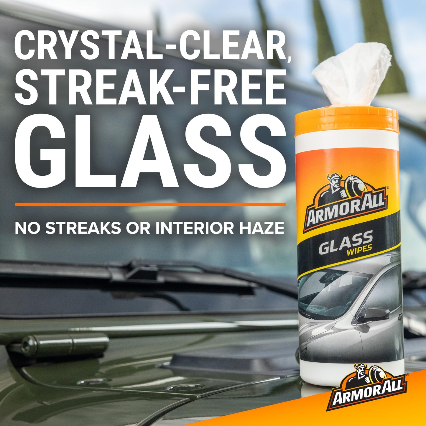 Armor All Car Interior Protectant Wipes, 90 Count Canister, UV Protectant for Vinyl, Rubber, Plastic, Trim and Dashboards