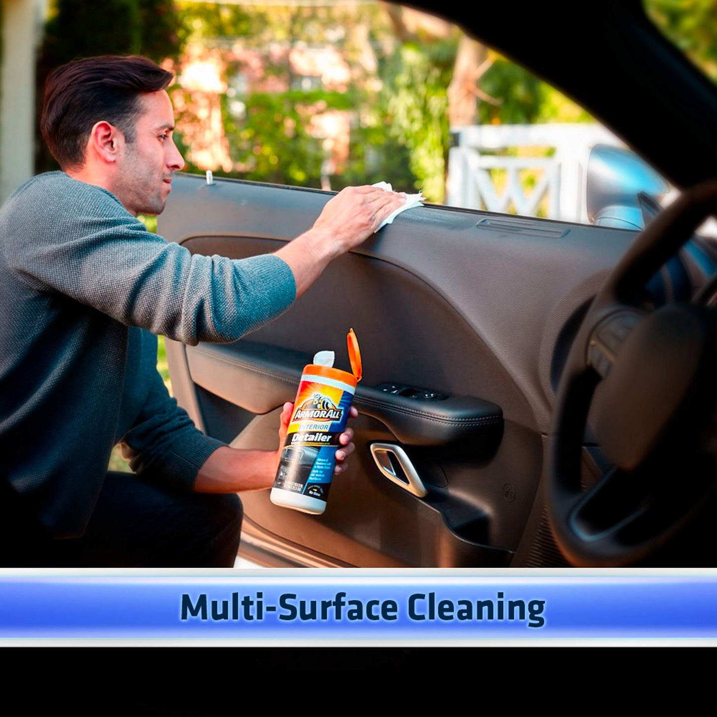 Original Protectant Wipes by Armor All, Car Interior Cleaner Wipes with UV Protection to Fight Cracking & Fading, 30 Count