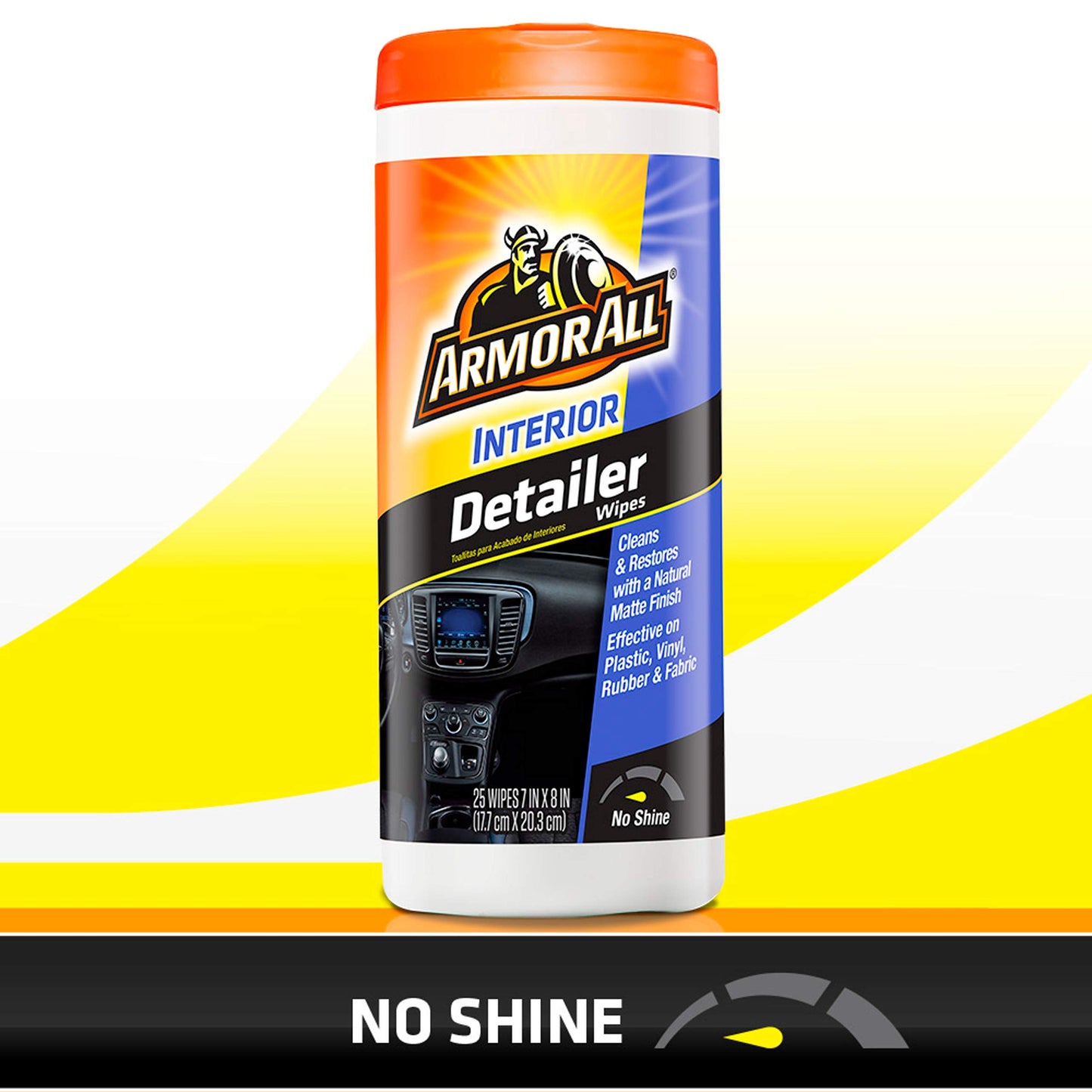 Original Protectant Wipes by Armor All, Car Interior Cleaner Wipes with UV Protection to Fight Cracking & Fading, 30 Count