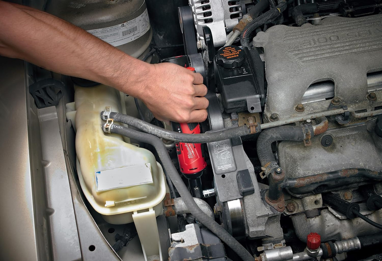 Milwaukee 2457-20 M12 Cordless 3/8" Sub-Compact 35 ft-Lbs 250 RPM Ratchet w/ Variable Speed Trigger