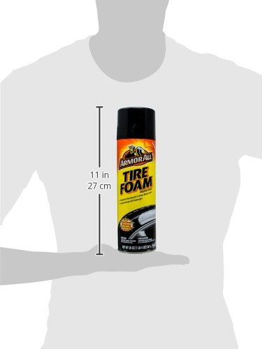 Armor All Tire Foam, Tire Cleaner Spray for Cars, Trucks, Motorcycles, 20 Oz Each, 1.25 Pound (Pack of 1)