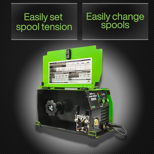 Forney 271 Easy Weld 140 MP Multi-Process Welder - Versatile 3-in-1 Welding Machine for MIG, DC TIG, and Stick Welding Application