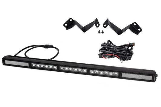 Diode Dynamics Stealth White Combo 30" LED Light Bar Kit compatible with Toyota Tacoma 2016-2023